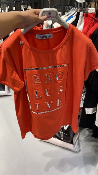 Женская Футболка Raw (Большие размеры)