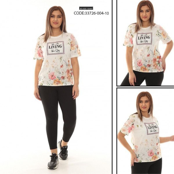 Женская Футболка Raw (Большие размеры)