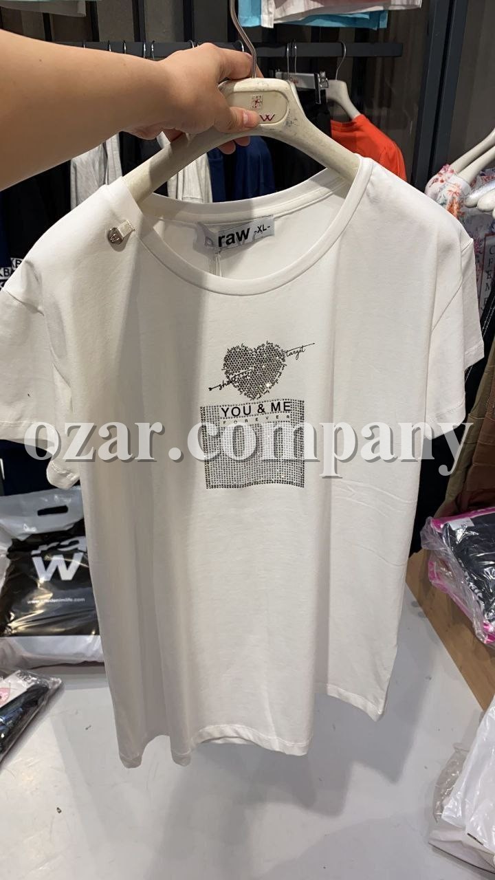 Женская Футболка Raw (Большие размеры)