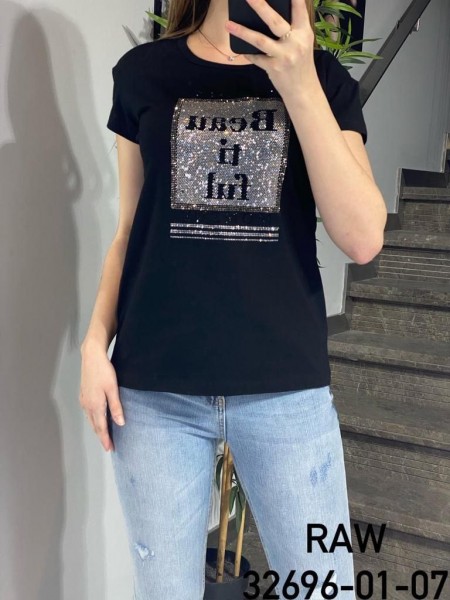 Женская Футболка Raw 