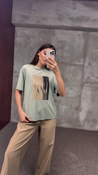 Женская Футболка Cute