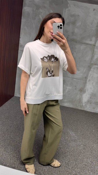 Женская Футболка Cute