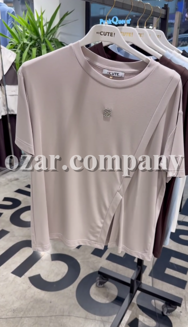 Женская Футболка Cute (Большие размеры)