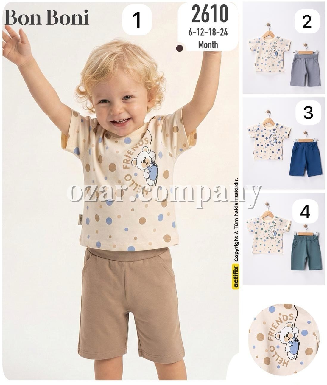 Костюм Для Мальчика Bon Boni (6-12-18-24мес.)