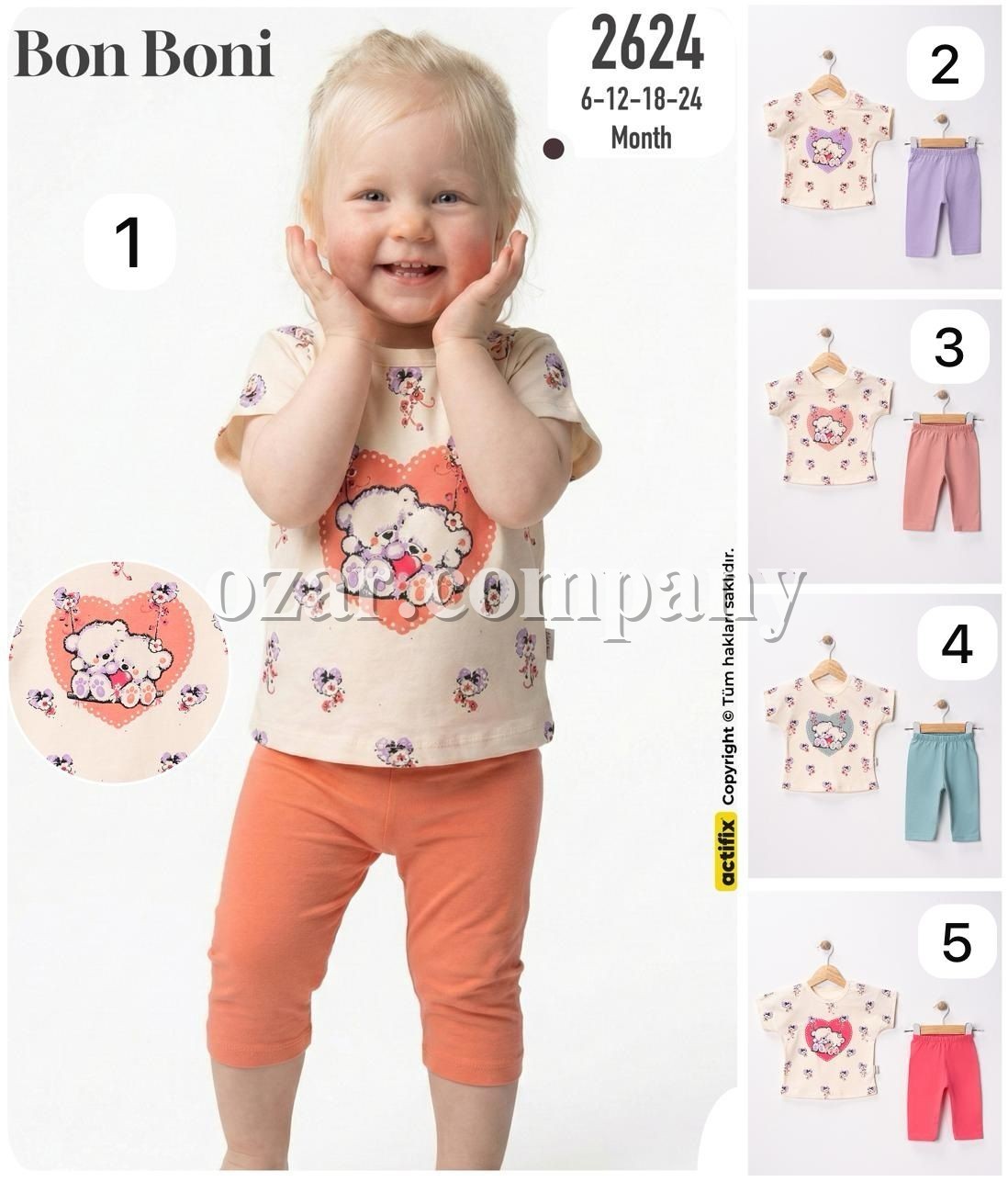 Костюм Для Девочки Bon Boni (6-12-18-24мес.)