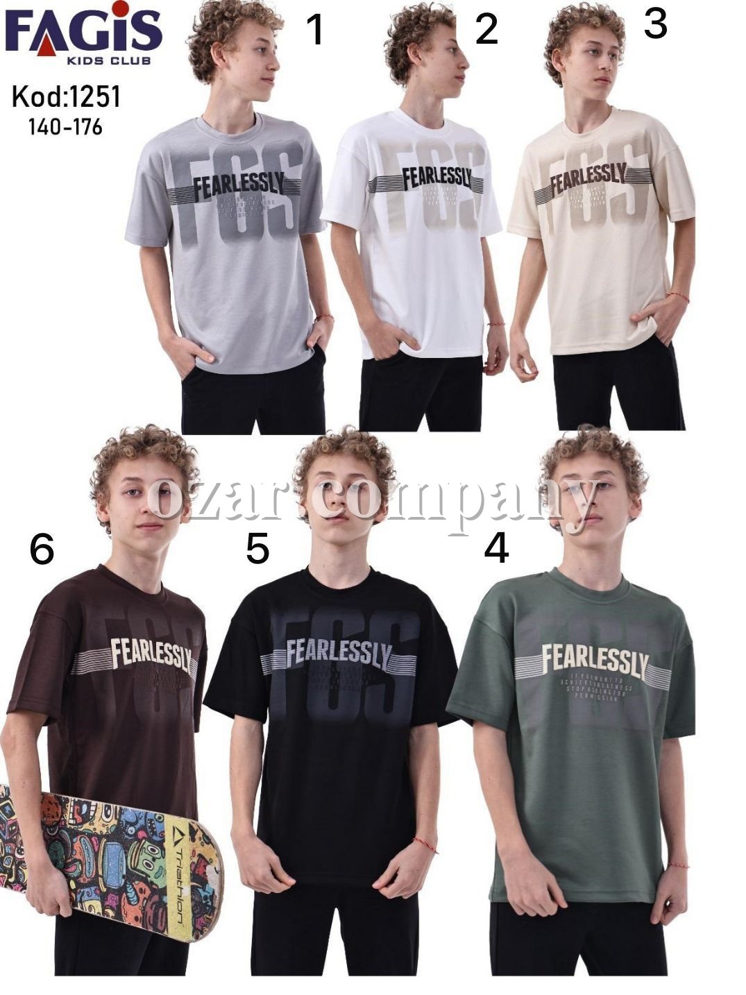 Футболка Для Мальчика Fagis (10-12-14-16лет) 