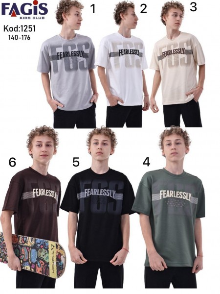 Футболка Для Мальчика Fagis (10-12-14-16лет) 