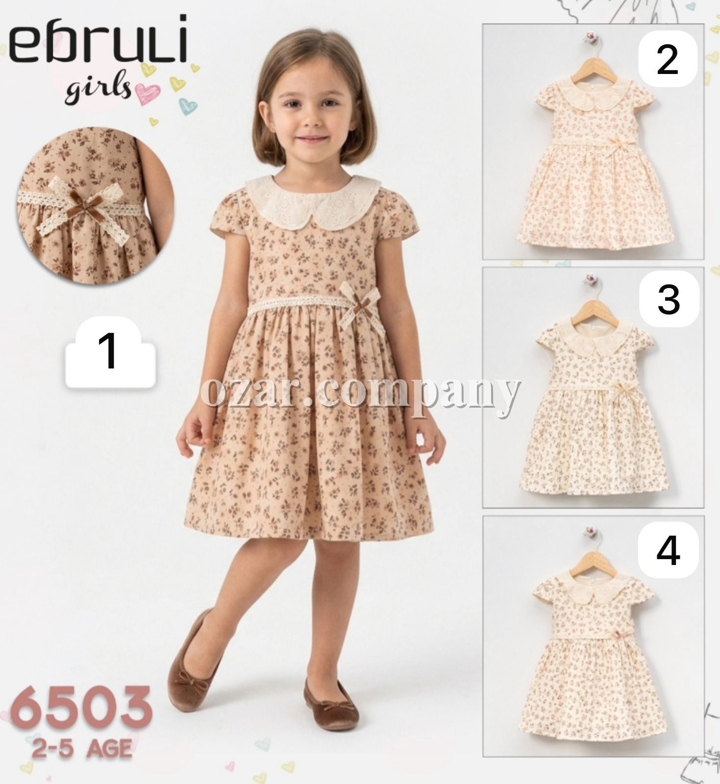 Платье Для Девочки Ebruli (2-3-4-5лет)