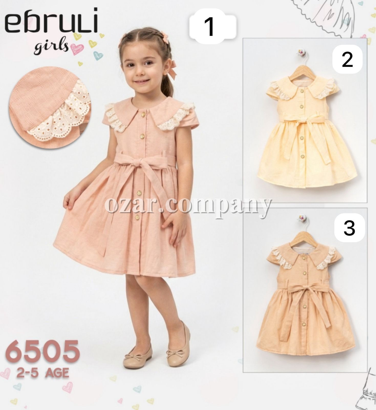 Платье Для Девочки Ebruli (2-3-4-5лет)