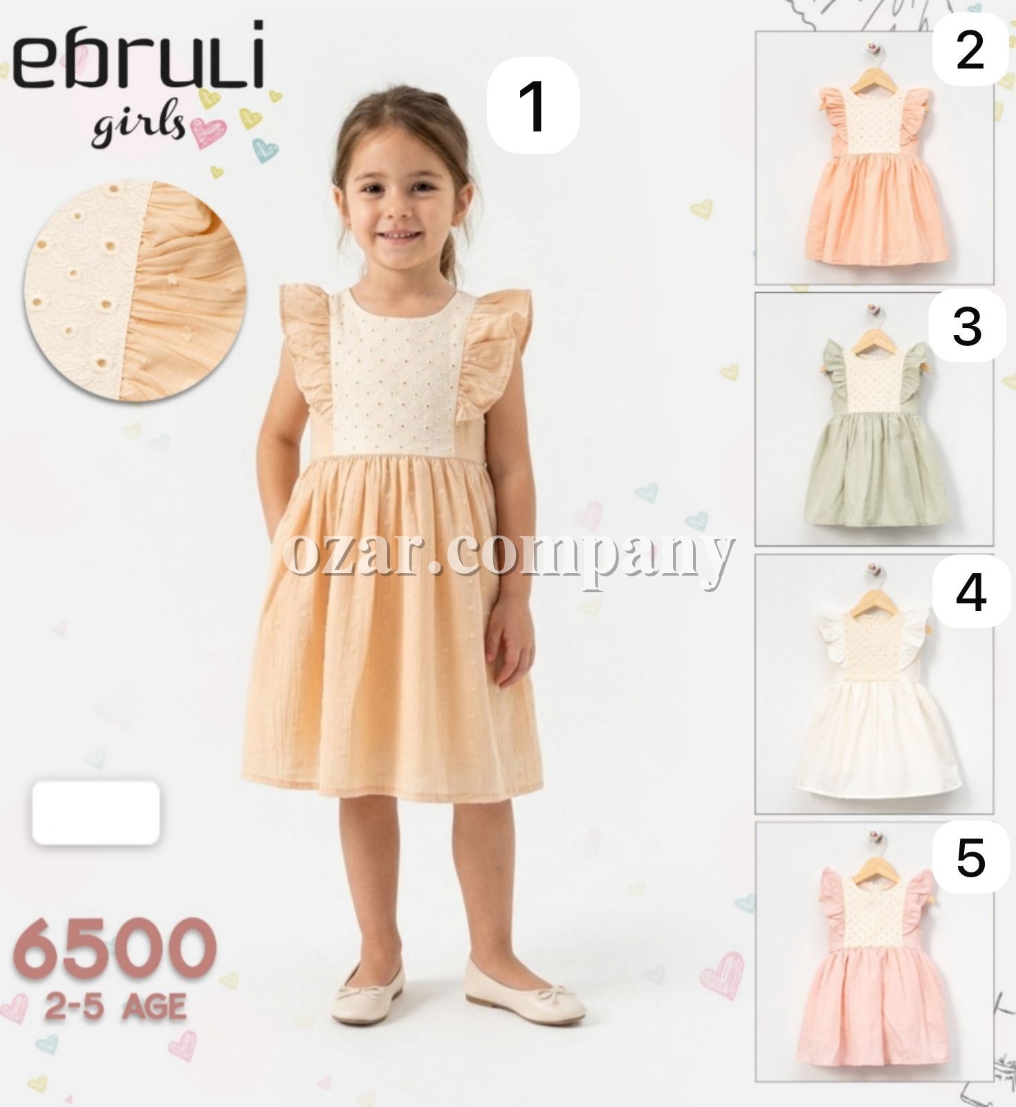 Платье Для Девочки Ebruli (2-3-4-5лет)