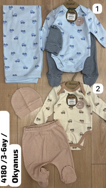 Комплект Для Мальчика Okyanus (3-6мес.)
