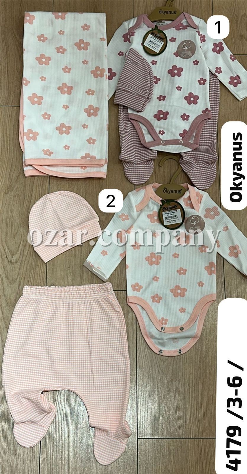 Комплект Для Девочки Okyanus (3-6мес.)