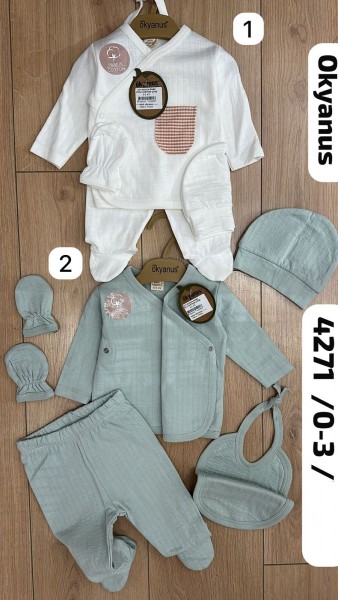 Комплект Для Новорождённых Okyanus (0-3мес.)