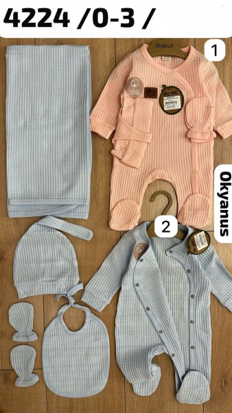 Комплект Для Новорождённых Okyanus (0-3мес.)