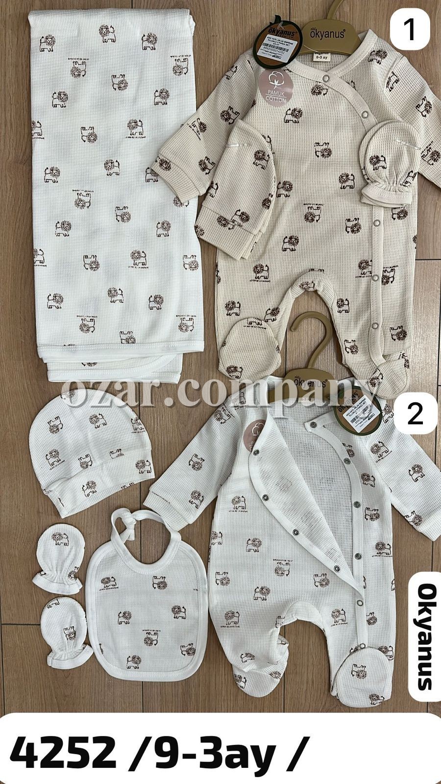 Комплект Для Новорождённых Okyanus (0-3мес.)