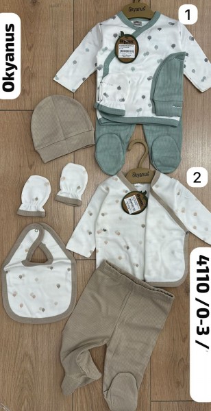Комплект Для Мальчика Okyanus (0-3мес.)