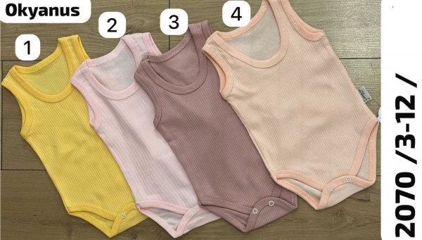 Бодик Для Девочки Okyanus (3-6-9-12мес.)