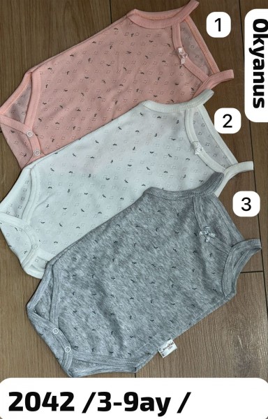 Бодик Для Девочки Okyanus (3-6-9мес.)