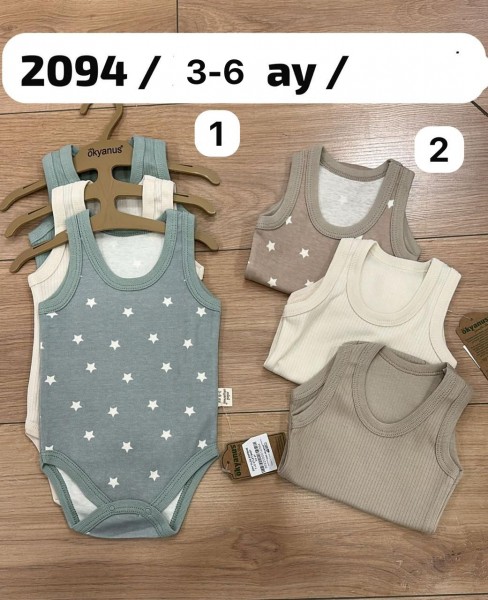 Комплект Бодиков Для Новорождённых Okyanus (3-6мес.)