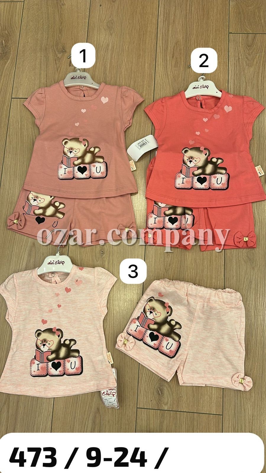 Костюм Для Девочки Mini Clup (9-12-18-24мес.)