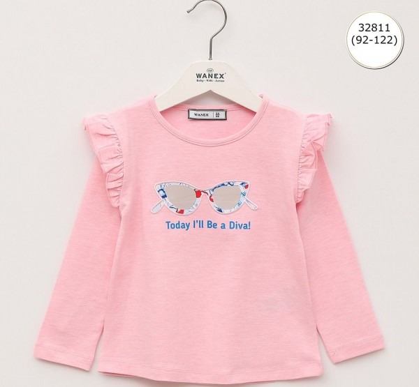 Свитшот Для Девочки Wanex (2-3-4-5-6-7лет) 