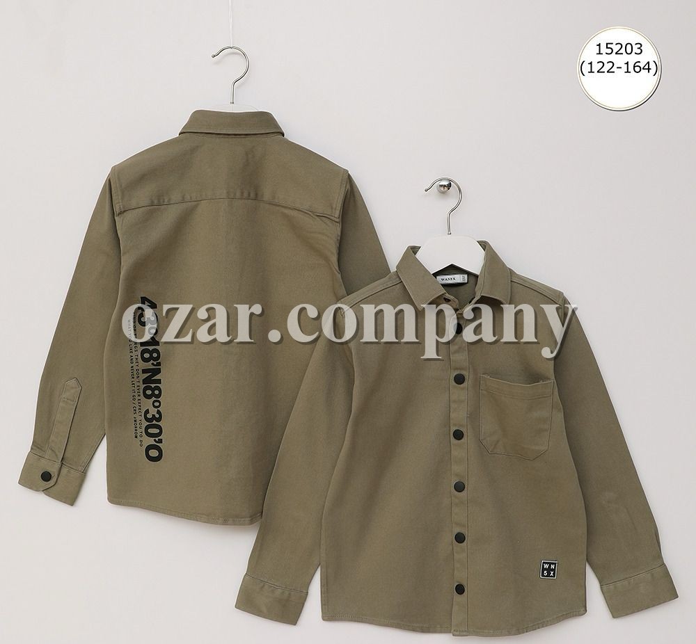 Рубашка Для Мальчика Wanex (7-8-9-10-11-12-13-14лет) 