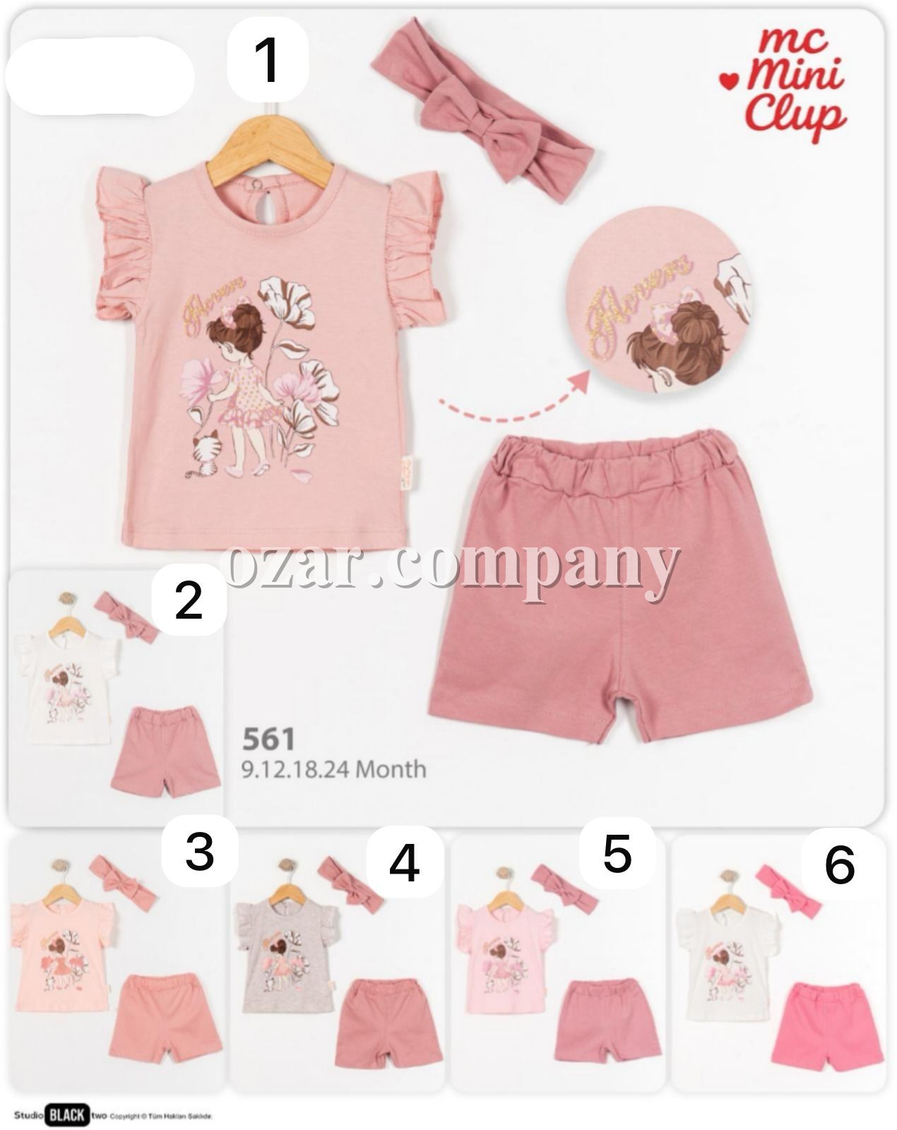 Костюм Для Девочки Mini Clup (9-12-18-24мес.)