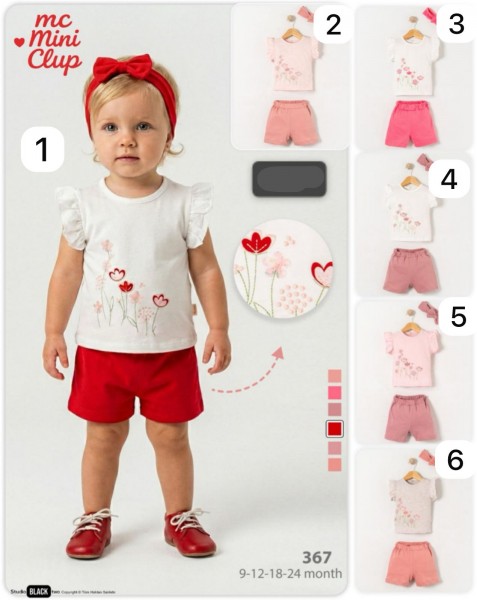 Костюм Для Девочки Mini Clup (9-12-18-24мес.)