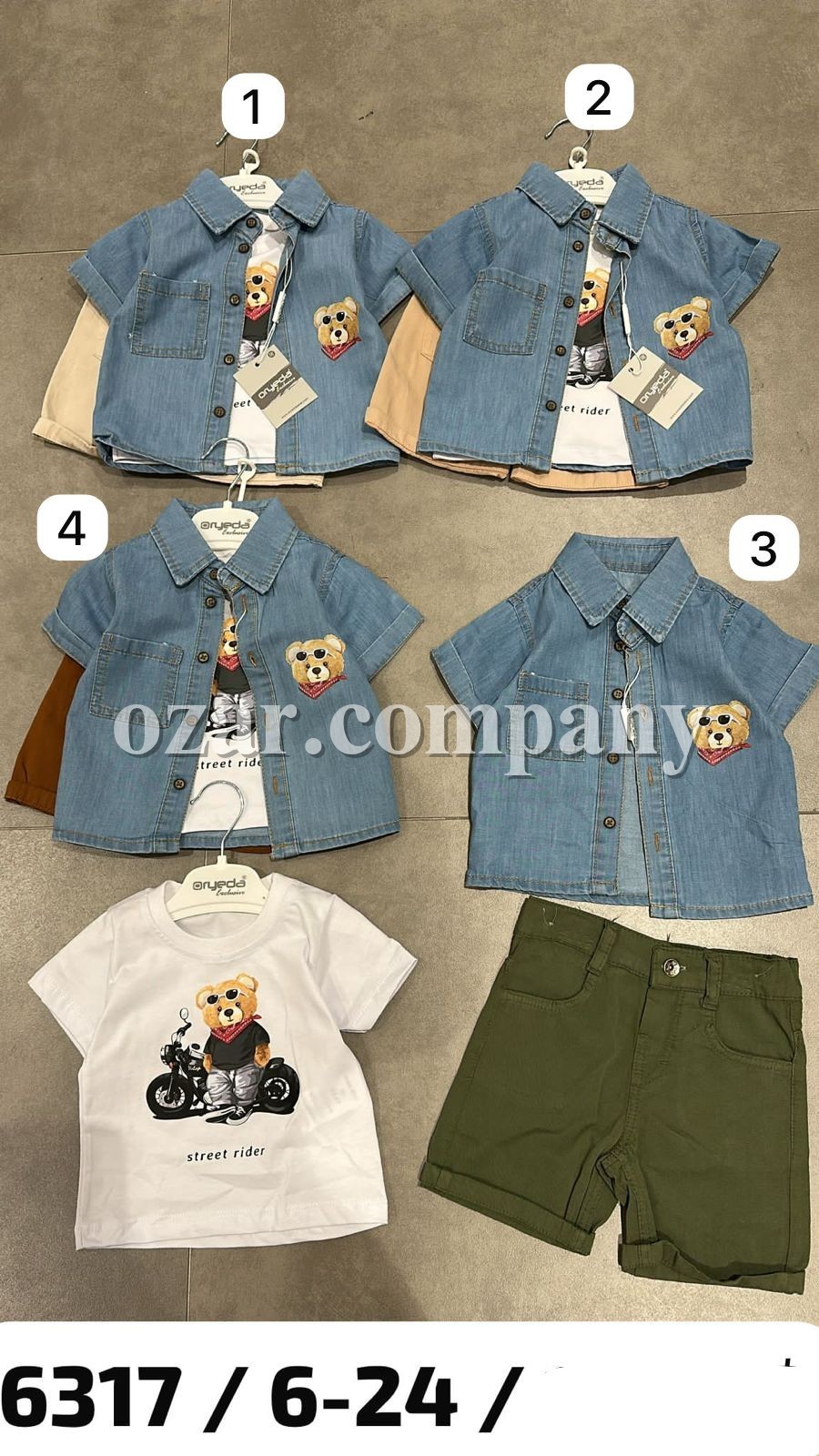 Костюм Тройка Для Мальчика Oryeda (6-12-18-24мес.)