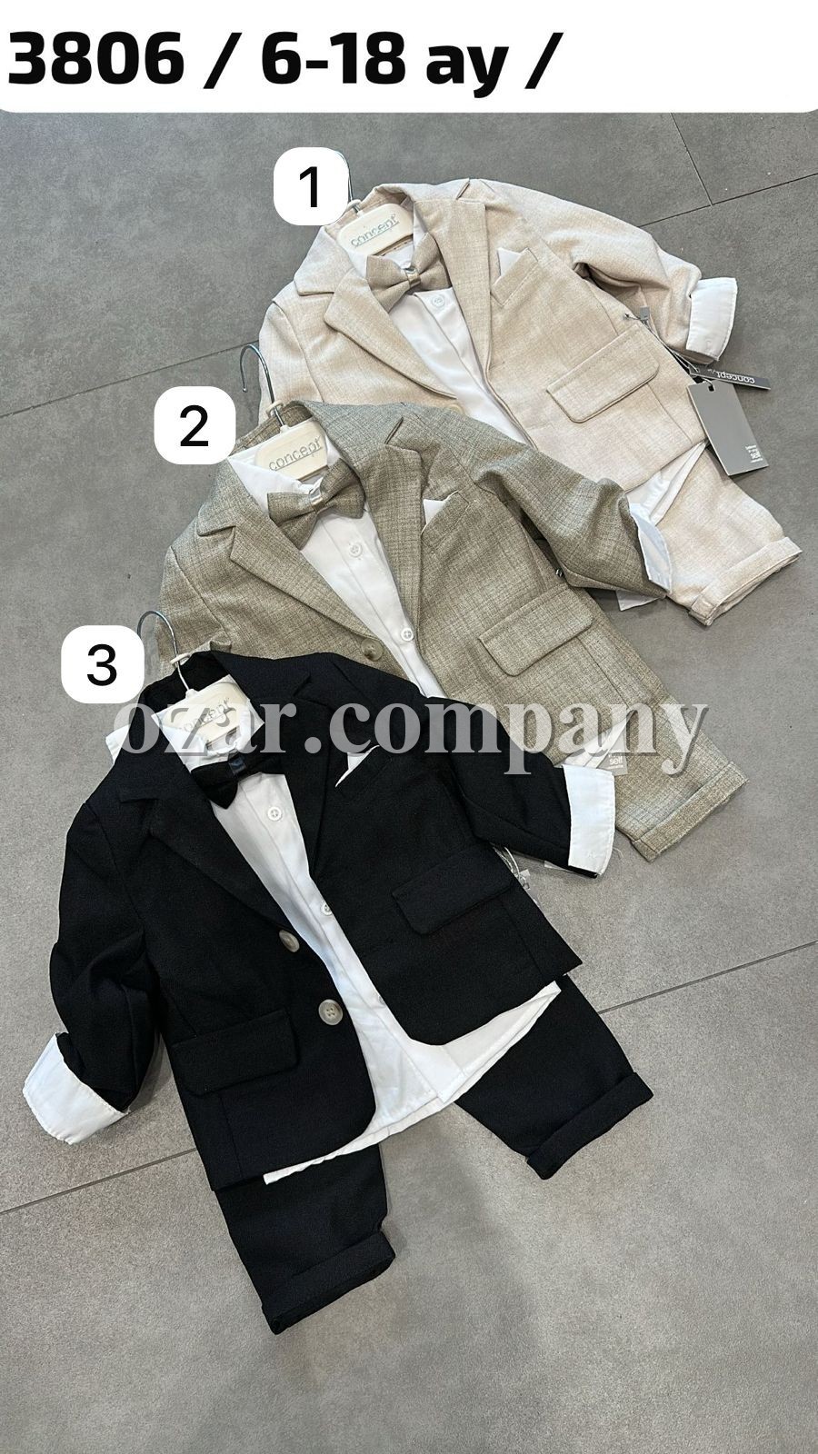 Костюм Тройка Для Мальчика Concept (6-9-12-18мес.)