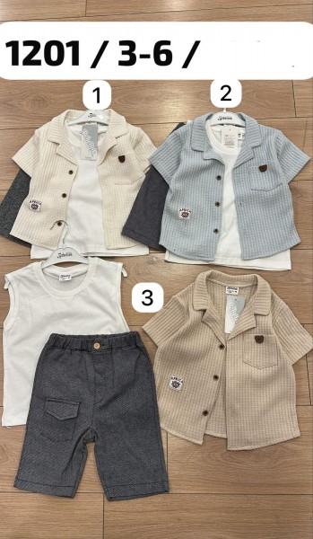 Костюм Тройка Для Мальчика Bebelink (3-4-5-6лет) 