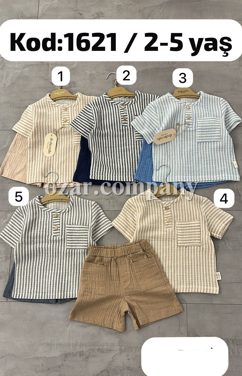 Муслиновый Костюм Для Мальчика Dodo Mido (2-3-4-5лет)