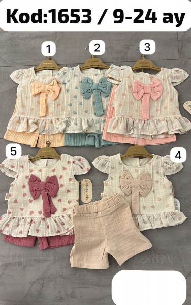 Муслиновый Костюм Для Девочки Dodo Mido (9-12-18-24мес.)