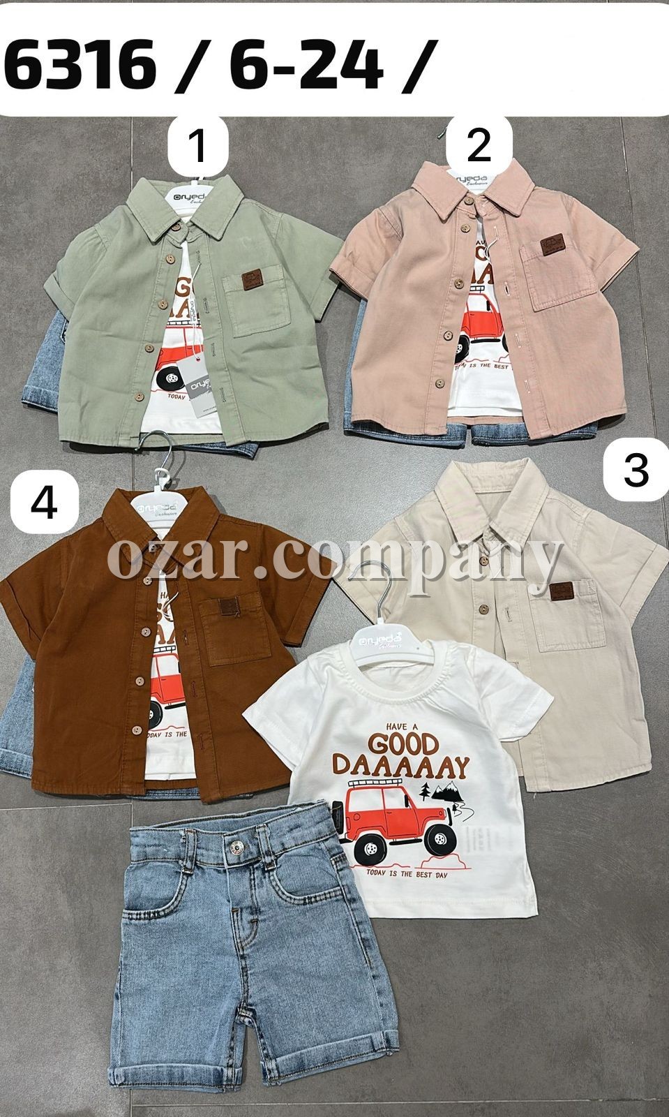 Костюм Тройка Для Мальчика Oryeda (6-12-18-24мес.)