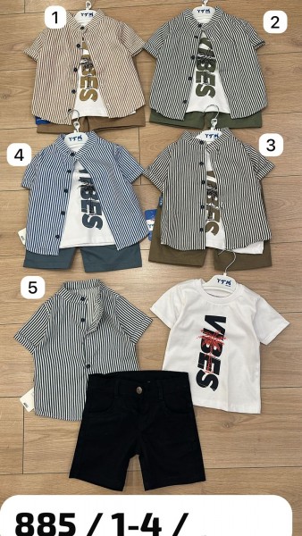 Костюм Тройка Для Мальчика YTM (1-2-3-4лет) 