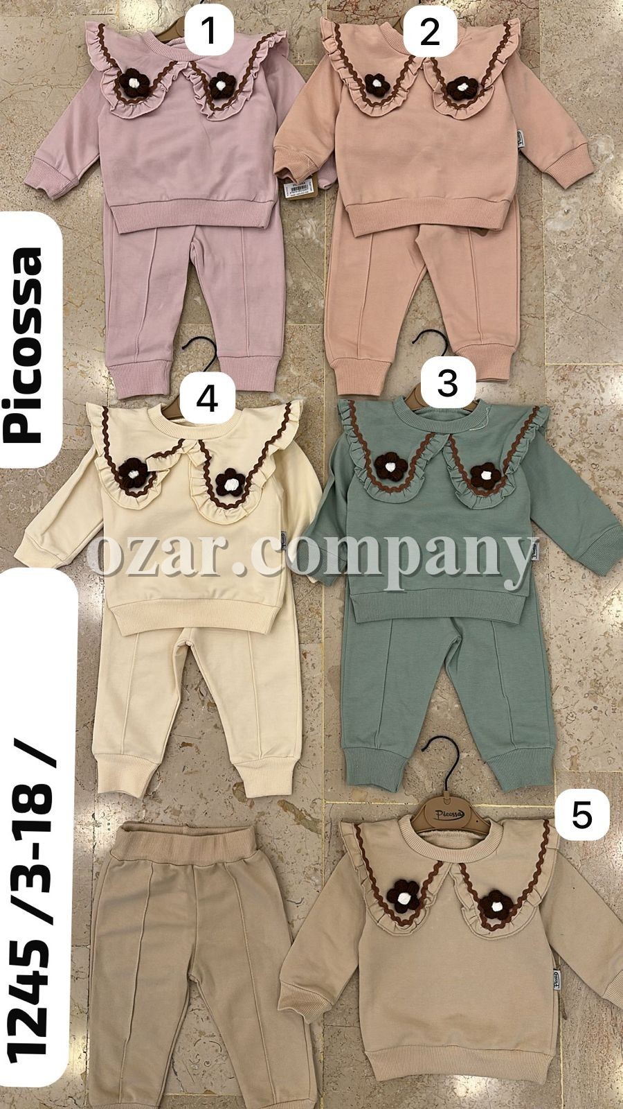 Костюм Для Девочки Picossa (3-6/6-9/9-12/12-18мес.)