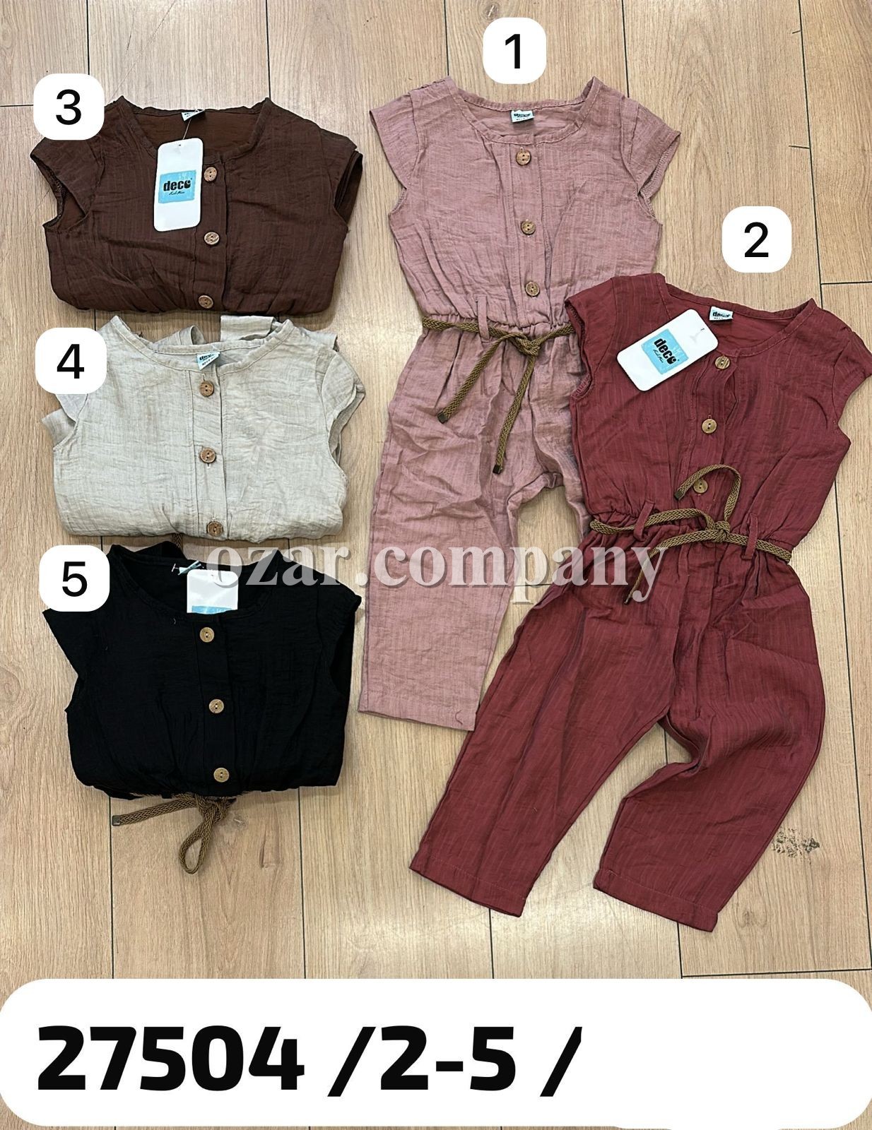 Летний Комбинезон Для Девочки Deco (2-3-4-5лет)