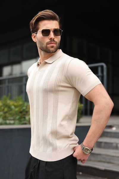 Мужская Трикотажная Футболка Madmext