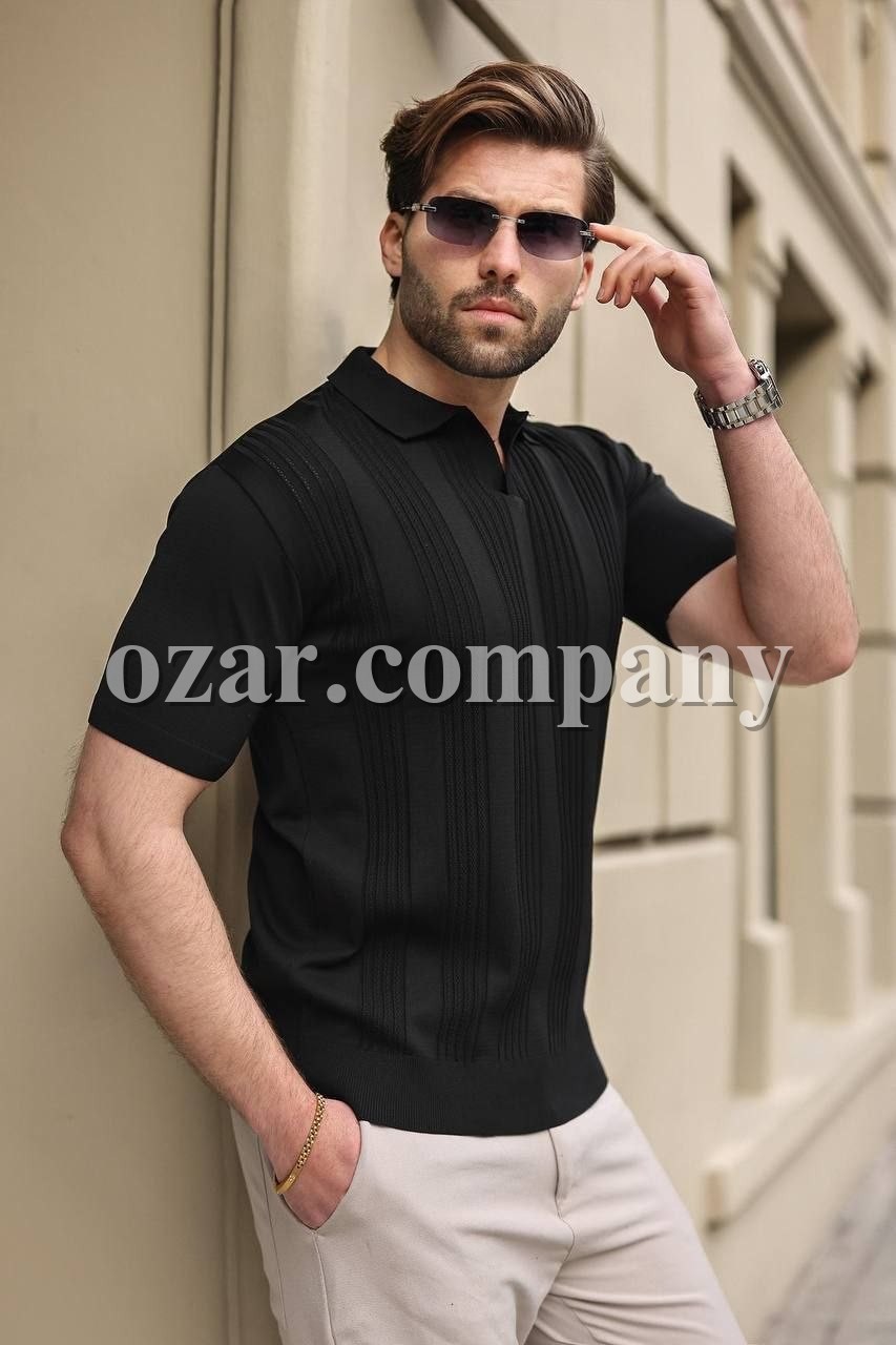 Мужская Трикотажная Футболка Madmext