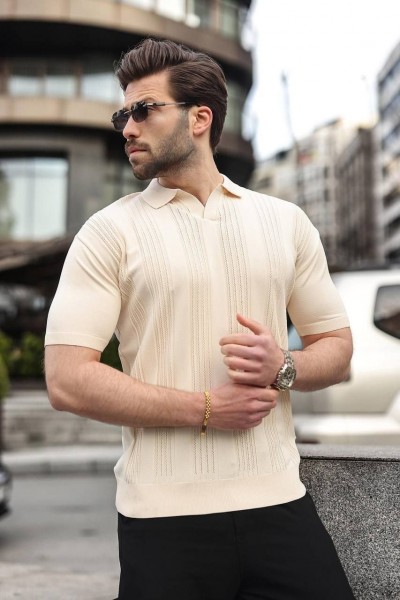 Мужская Трикотажная Футболка Madmext