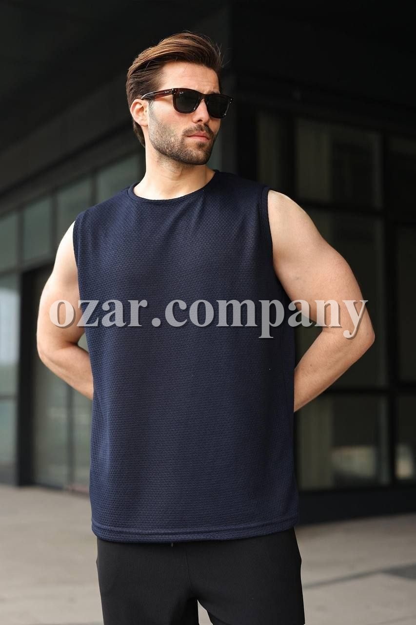 Мужская Трикотажная Футболка Madmext