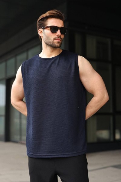 Мужская Трикотажная Футболка Madmext