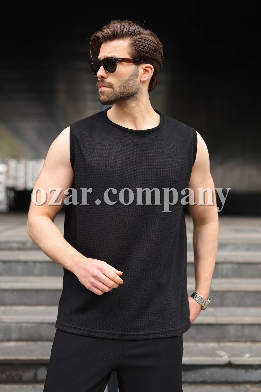 Мужская Трикотажная Футболка Madmext