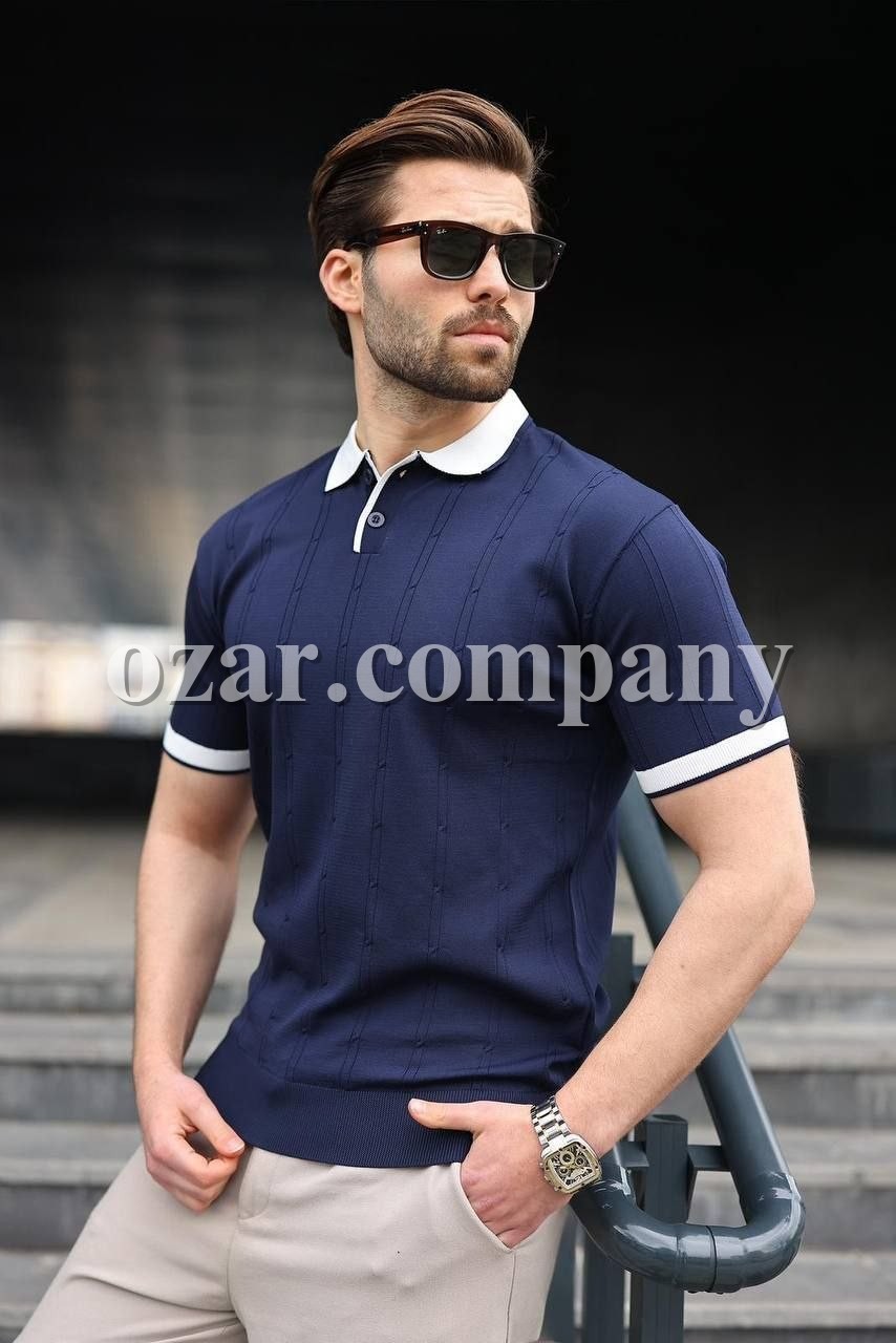 Мужская Трикотажная Футболка Madmext