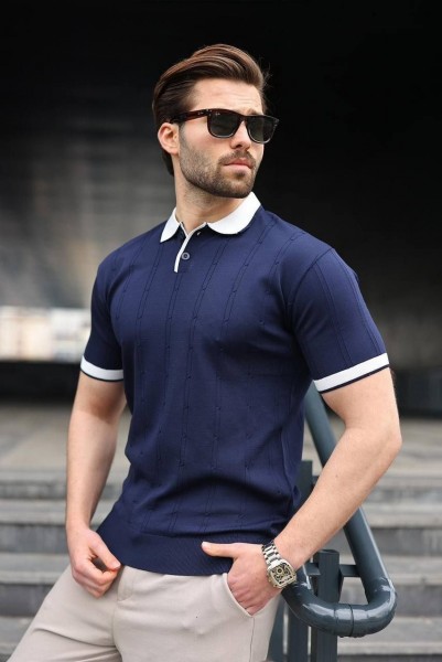 Мужская Трикотажная Футболка Madmext