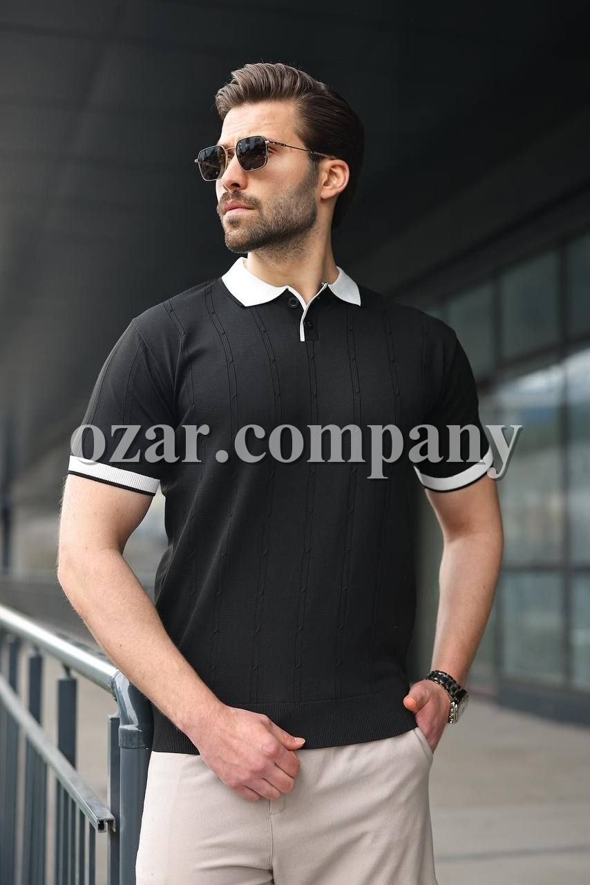 Мужская Трикотажная Футболка Madmext