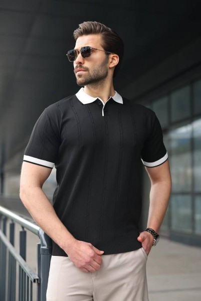 Мужская Трикотажная Футболка Madmext