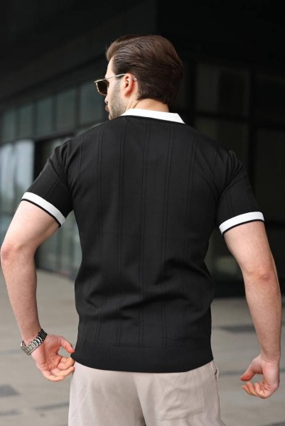 Мужская Трикотажная Футболка Madmext