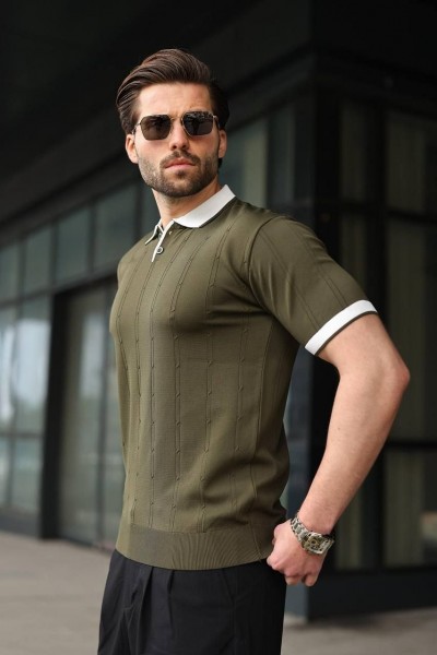 Мужская Трикотажная Футболка Madmext