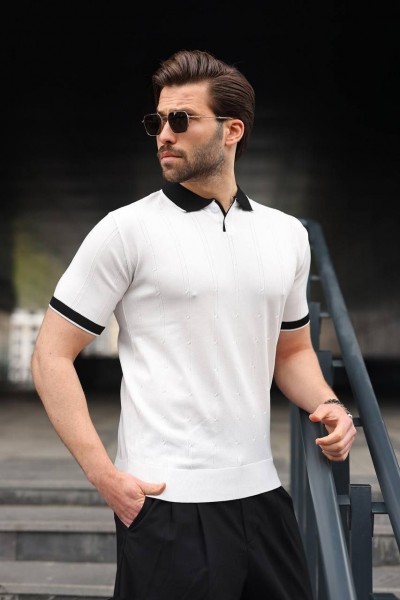 Мужская Трикотажная Футболка Madmext